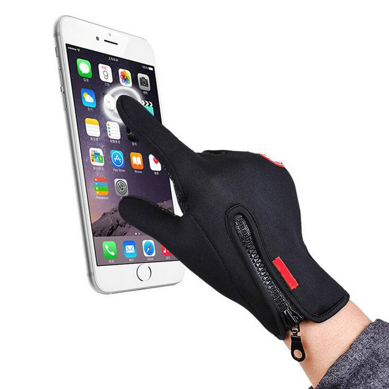 Outdoor Sport Wandelen Winter Fiets Fietsen Handschoenen Voor Mannen Vrouwen Windstopper Kunstleder Zachte Warme Handschoenen Apparatuur