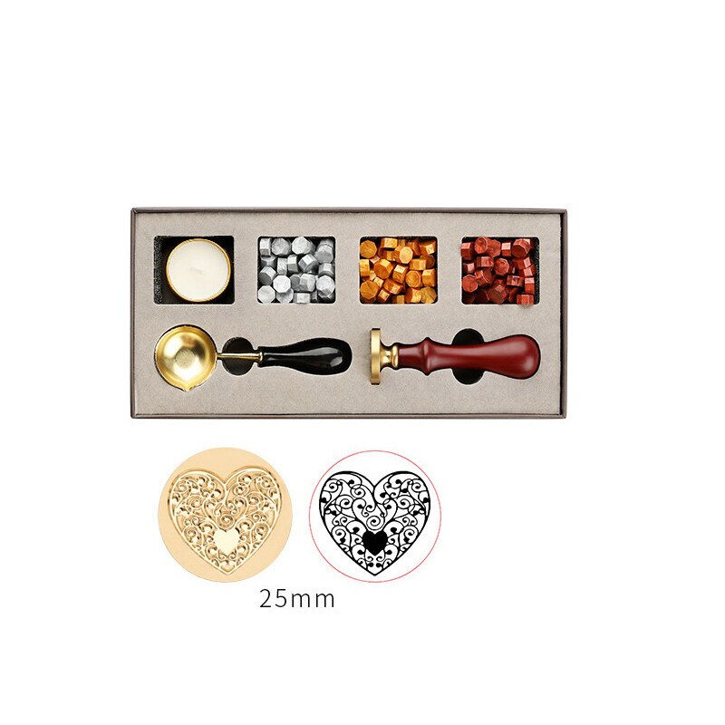 Sealing Wax Stamp Set Wedding Invitation Card Envelope Sealing wax Thank You Letter Wax Dipping Pot Decoration Crafts Making Too: 13
