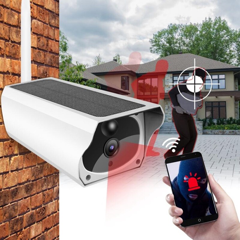 1080P Zonne-energie Ip Camera 4X Zoom 2MP Wifi Draadloze Waterdichte Nacht Vesion App Remote Monitor Indoor Outdoor Beveiliging camera