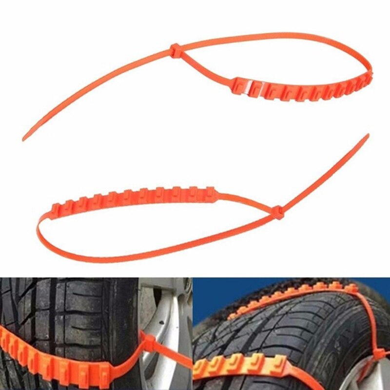 Anti-Skid Car Cable Tire Emergency Traction Mud Snow Chains for SUV Car Driving