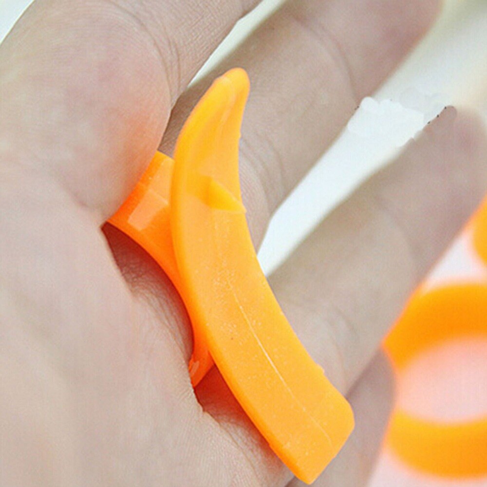 Fruit Tool Kitchen Gadgets Plastic Orange Peeling Tool With Ring Open Orange Peeler Finger