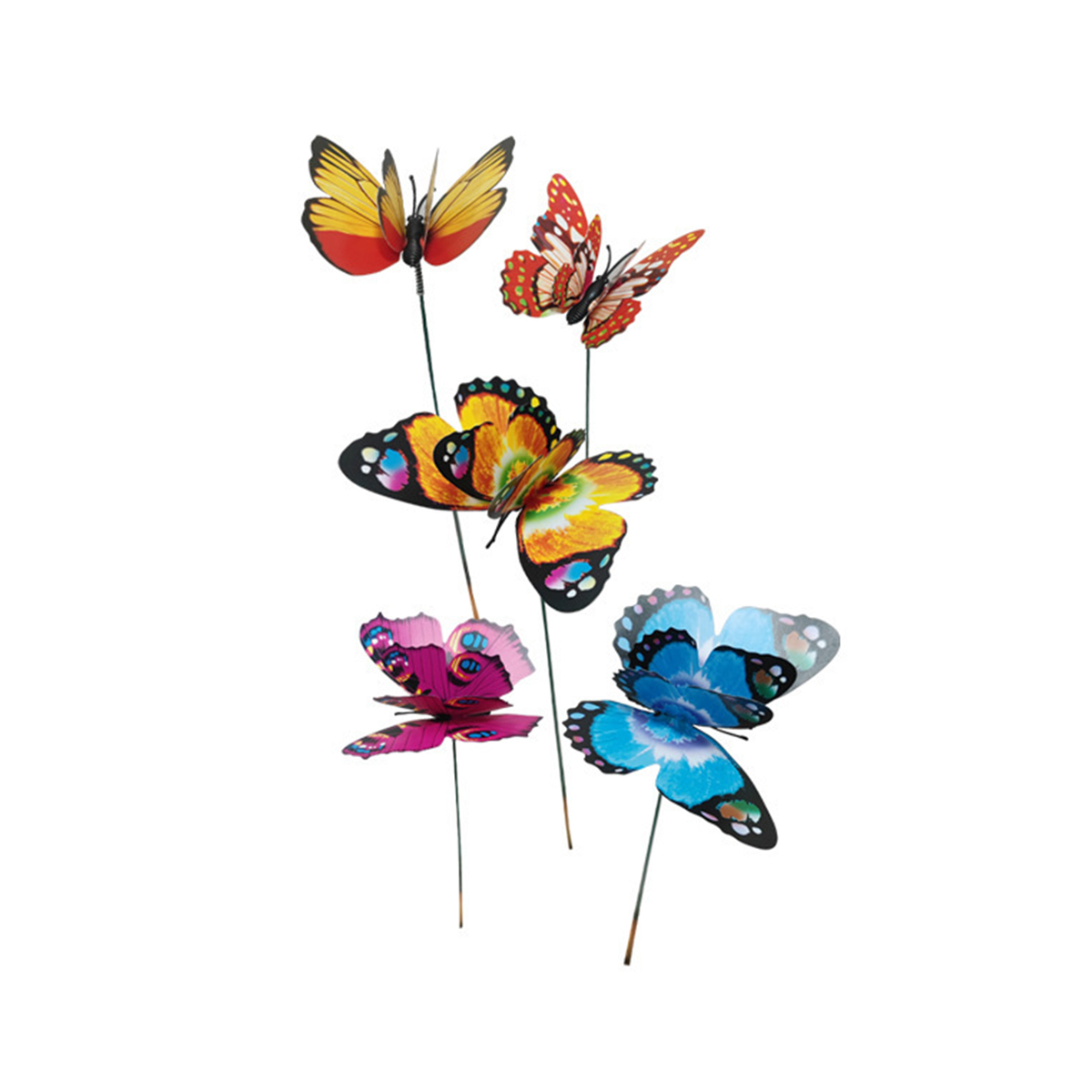 Metallstaker hagestaker metall tusenfryd blomsterdekor gjerde hagestake kunst roser hageornamenter utendørs valentinsdekorasjon