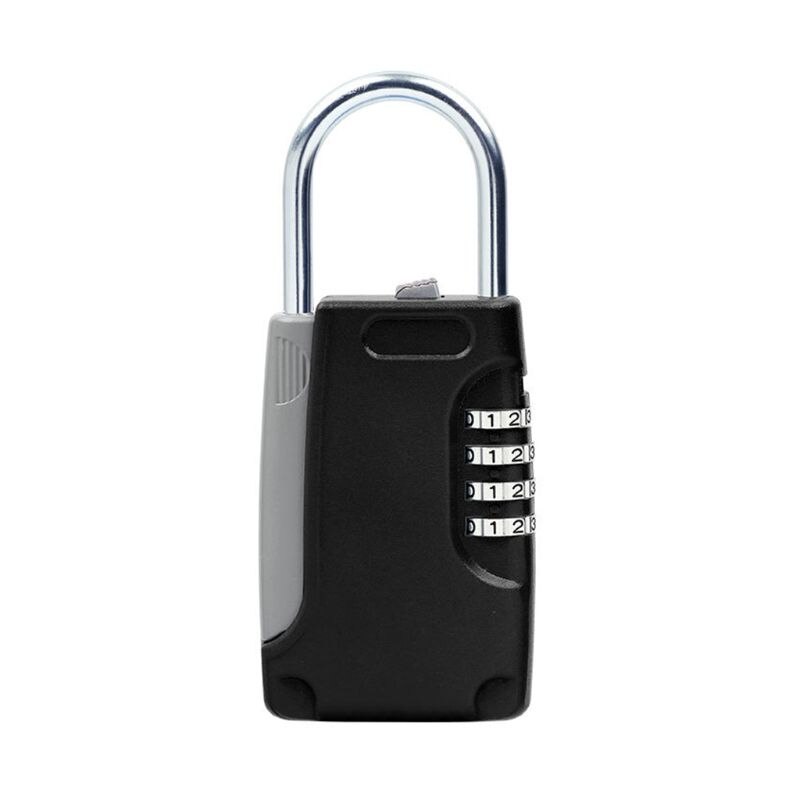 Hidden Key Safe Box Password Combination Lock Key Holder Mini Metal Secret Box for Home Villa Office