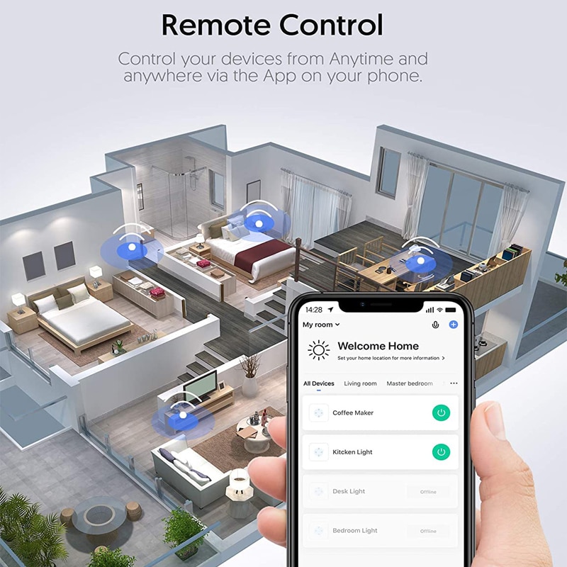 Energy monitoring EU 16A WiFi Socket Smart Plug Power Consumption Remote Control Tuya Smart Life APP work with google Assistant