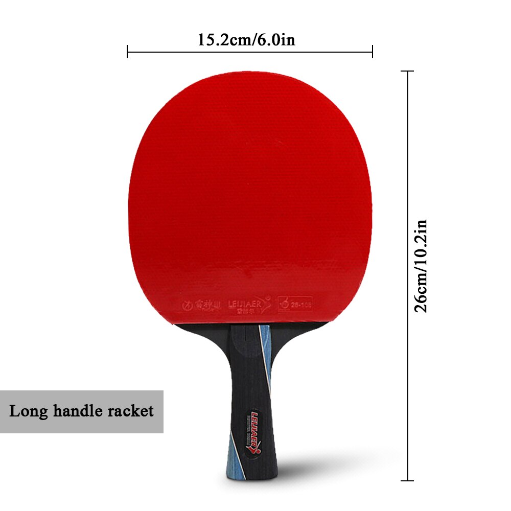 Ping Pong Paddle Table Tennis Racket Ping Pong Bat Racket Training Accessories Racket Bundle Kit with Bag