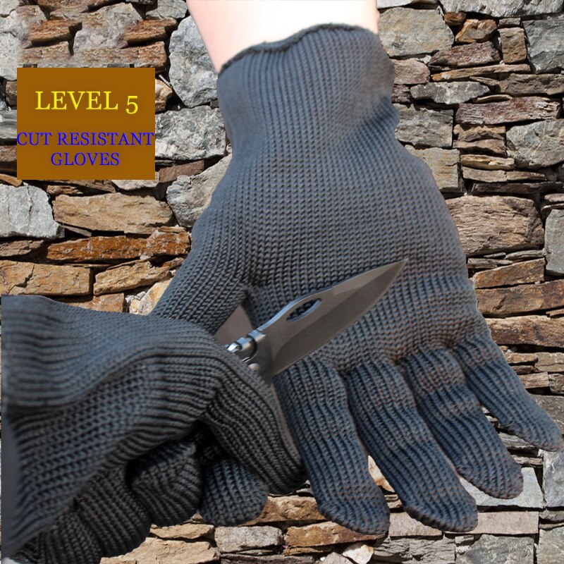 Class 5 Anti-cut And Breathable Double Wire Gloves Multi-purpose Wear - resistant, Protective, Self - defensive And Scratch