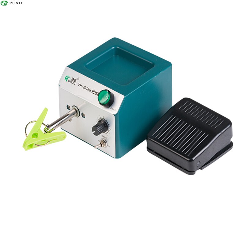 Adjustable speed electric twisting machine positive and negative shielded wire twisted pair braided wire winding machine