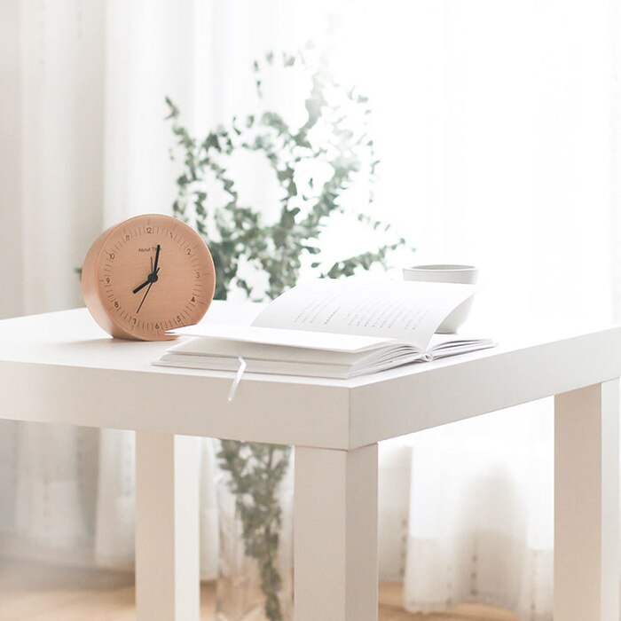 Xiaomi drewniany cyfrowy budzik wklęsły projekt niemiecki materiał bukowy nowoczesny zalesiony cyfrowy budzik robić dekoracji Farmhous