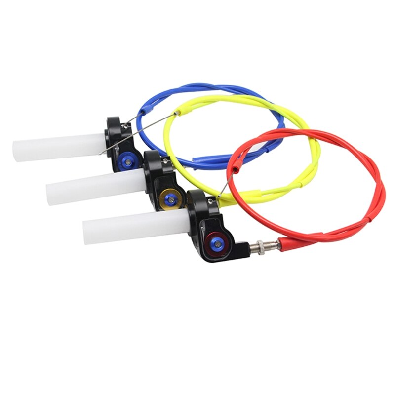 22mm Aluminum Acerbs Throttle Grip Quick Twister + Throttle Cable CRF50 70 110 IRBIS 125 250 Dirt Bike Motorcycle