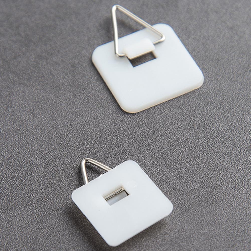 Muurhaken zonder boren Plaathaken Zelfklevende opberghaken Fotohangers voor huisdecoratie Eenvoudige installatie voor muur