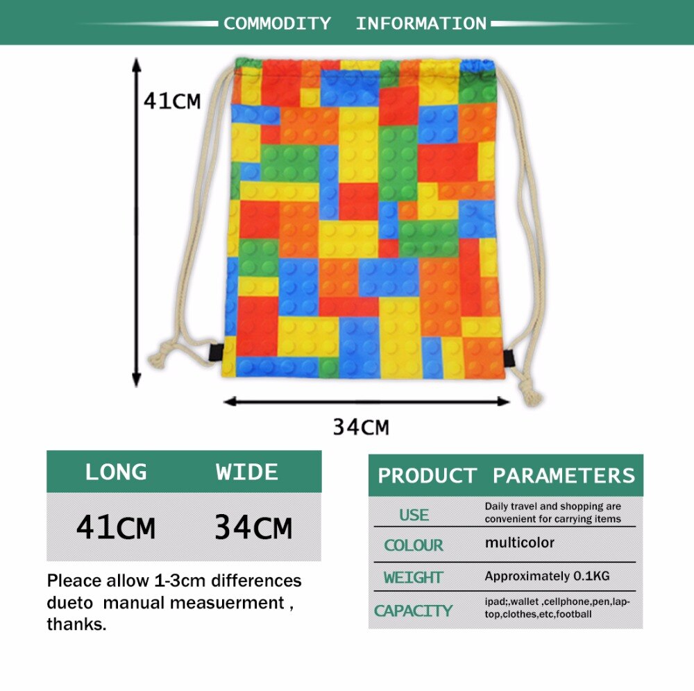 FORUDESIGNS Kleine Frauen Kordelzug Nette 3D Cowboy Haustier Katze Hund Kinder Schule Rucksack Männer Tasche Mochila mujer