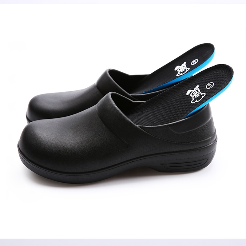 EVA-zapatos de trabajo antideslizantes para cocina, Sandalias planas, impermeables, a prueba de aceite, para Chef, maestro, cocinero, Hotel, restaurante