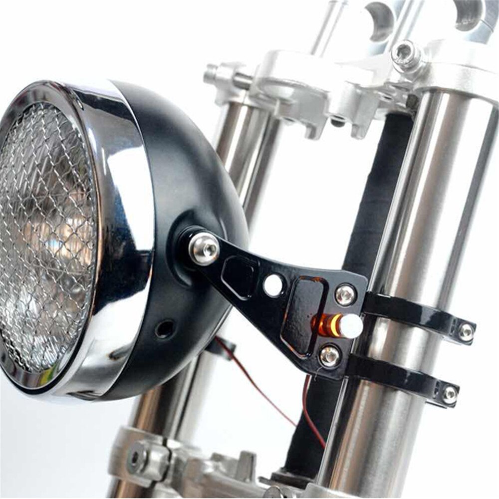 Soporte de montaje para faro de motocicleta, accesorios de aluminio para horquilla de 41mm