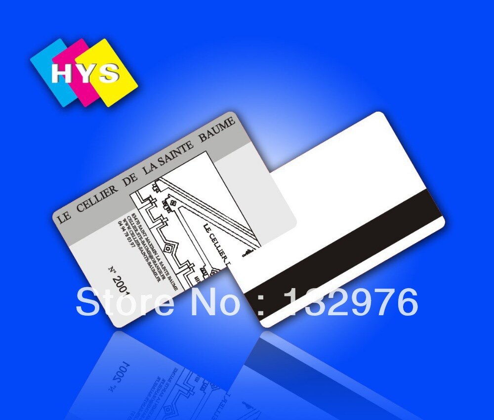 Magneetstrip Kaart en plastic card printing
