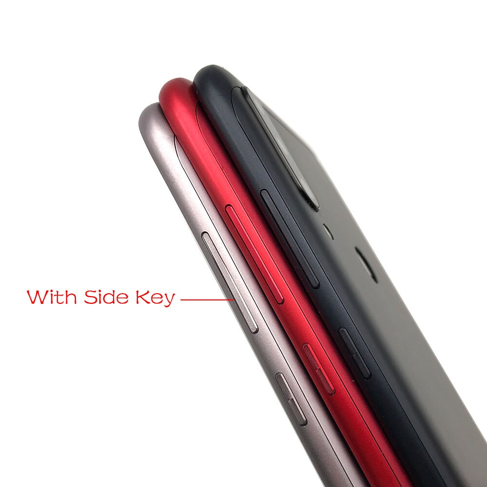 Terug Batterij Deur Achter Behuizing Cover Case + Camera Lens + Side Key + Volume Knop Voor Asus Zenfone Max plus (M2) ZB634KL A001D