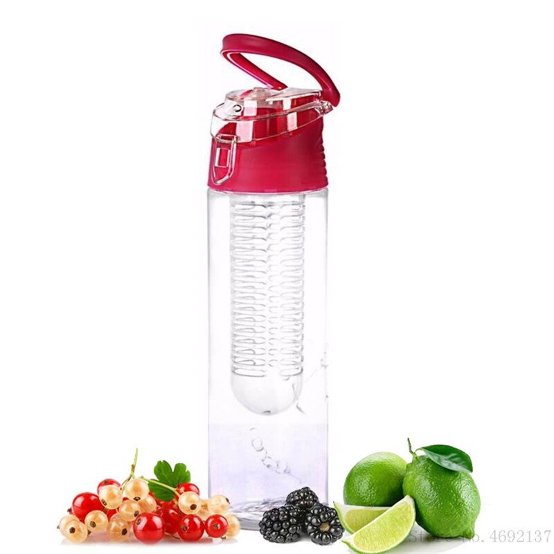 800Ml/1000Ml Bpa Gratis Fruit Infuser Water Fles Draagbare Sap Shaker Reizen Sport Drinken Flessen Detox Water fles: 800ml B2