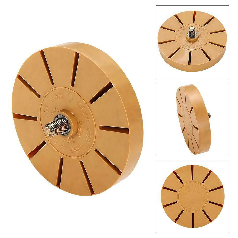 Paint Removal Lightweight Practical Mini Durable Round Eraser Powerful Clean Pneumatic Repair Auto Universal Rubber Wheel