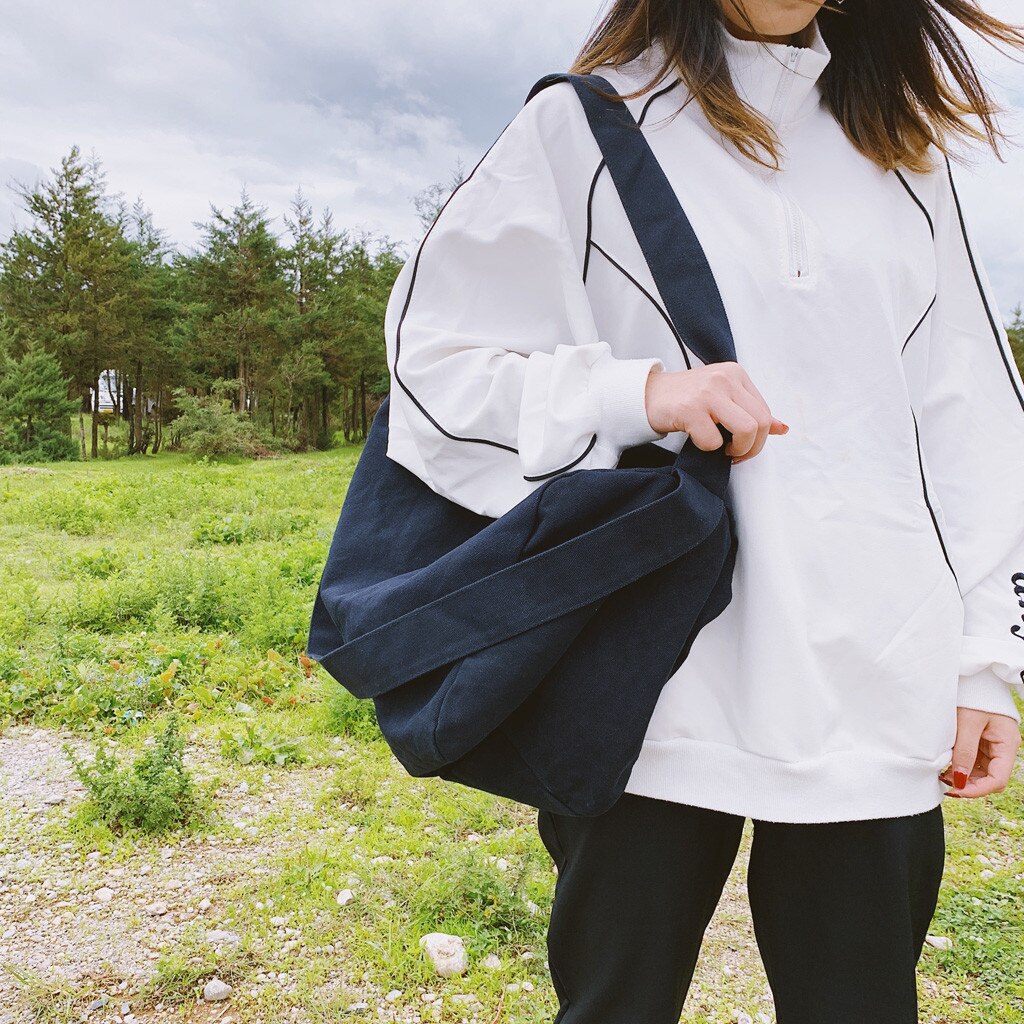 Ocardian Handtassen Vrouwen Bag Vrouwelijke Canvas Doek Schoudertas Milieu Opslag Handtas Herbruikbare Opvouwbaar Eco Bakken O10