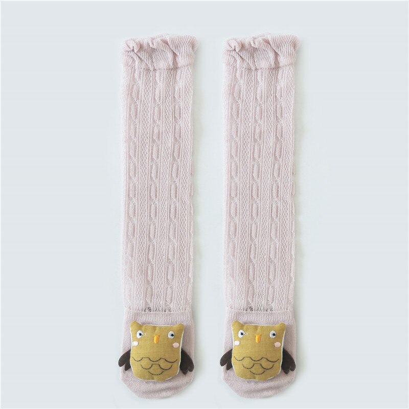 Baby Strakke Bodysuits Floor Jongen Meisje Kinderen Kinderen Zomer Ademend Anti Slip Peuter Slipper Hoge Knie Kous Baby Mesh: Paars / 1 to 3 Year