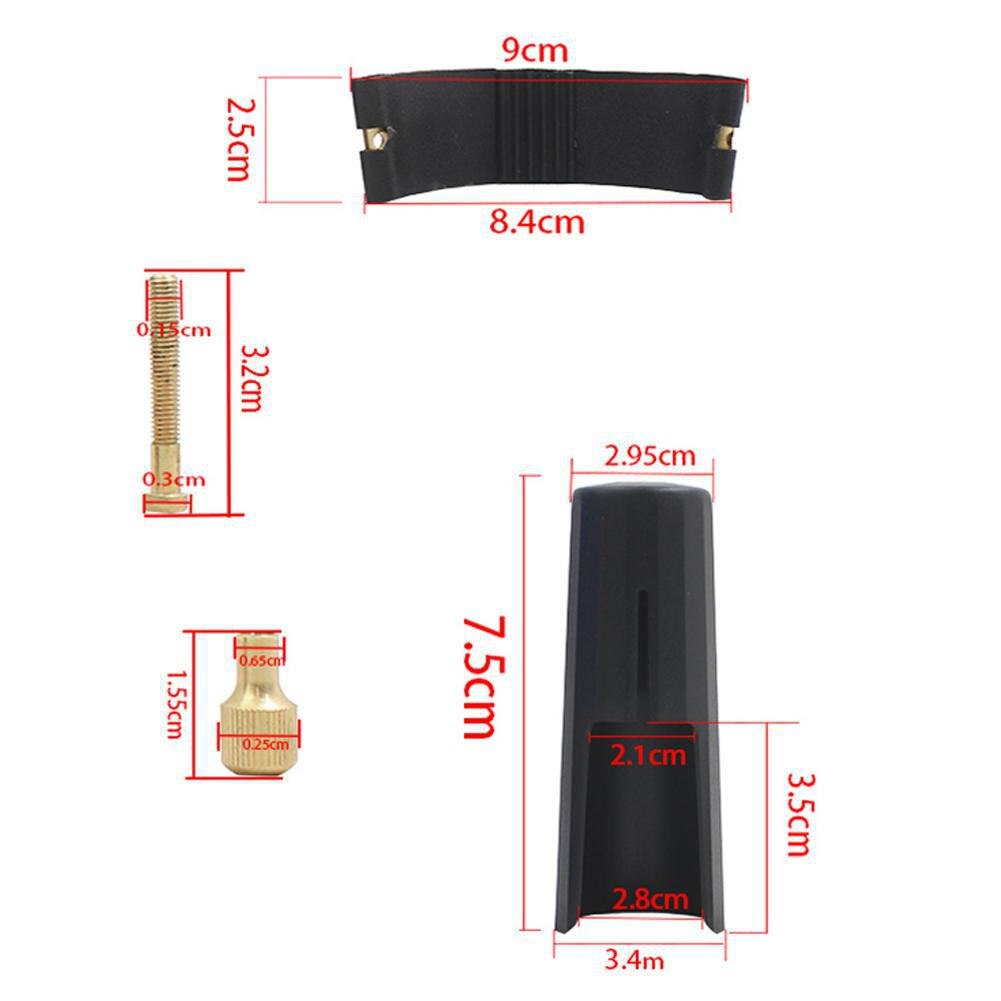 PU Leather Bb Clarinet Mouthpiece Ligature and Cap Fastener