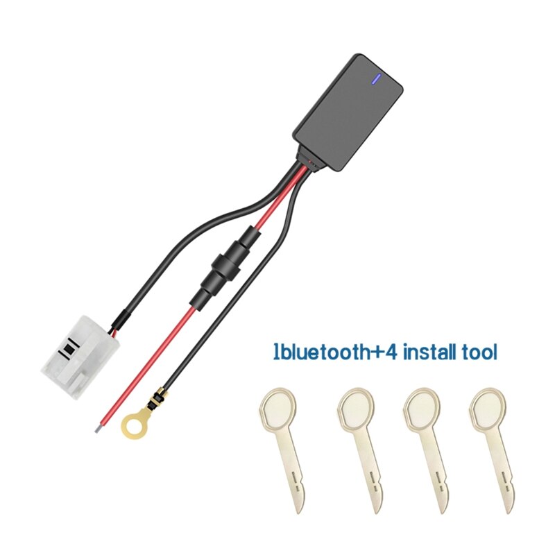 12Stift 12V Bluetooth Adapter Aux Kabel für Benz W169 W245 W203 W209 W164 W221 Freihändiger Drahtloser Auto Bluetooth 4,0 Auto Bausatz