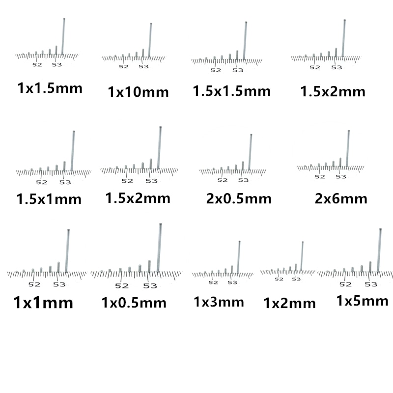 Mini Micro aimants ronds axiaux 1x0.5 1x1 1x1.5 1x2 1x3 1x5 1x10 1.5x1.5 1.5x2 1.5x1 2x0.5 2x6 2x10mm Dia.1mm 0.5mm 2mm