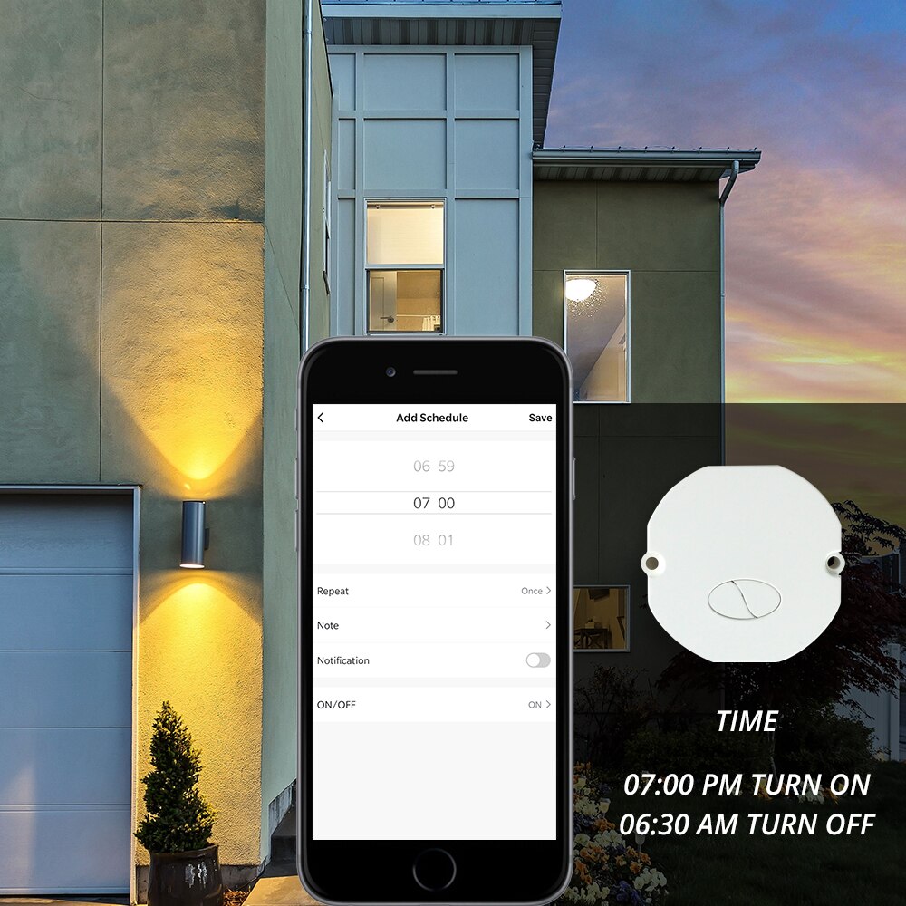 Zemismart Tuya WiFi Switch Module Mini Switch Base Alexa Google Home Control 2 Gangs 2 Ways