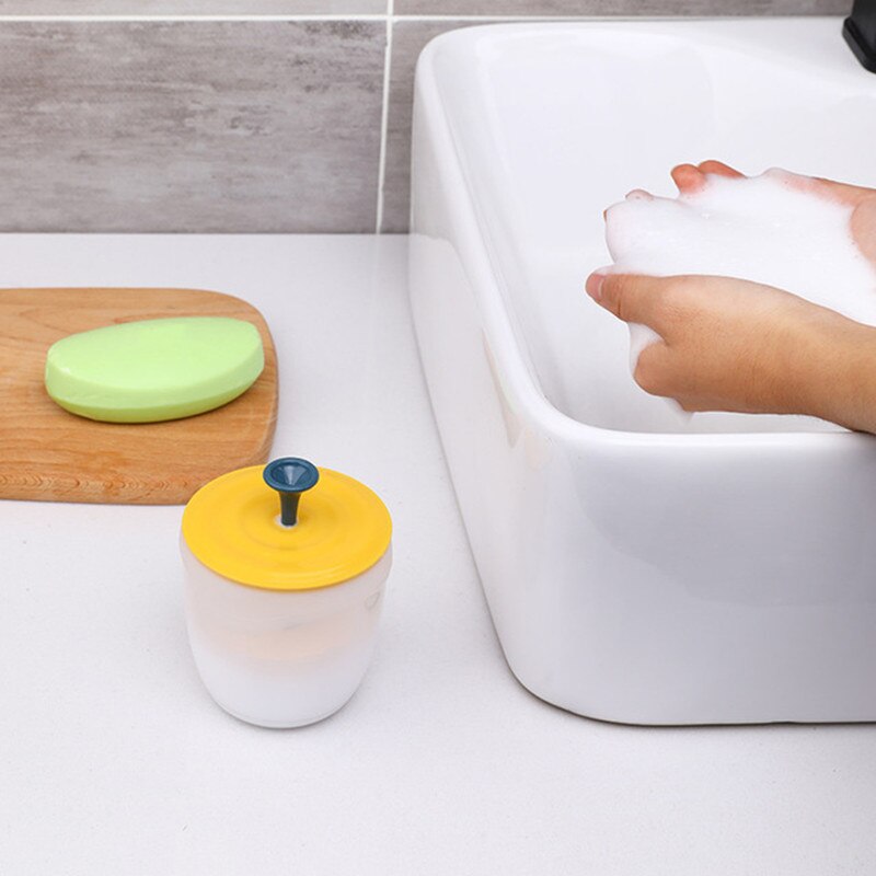 Portable Foaming Maker Face Cleanser Shower Bath Shampoo Cream Simple Foamer Bubble Plastic Device Body Face Wash Cleansing Cup