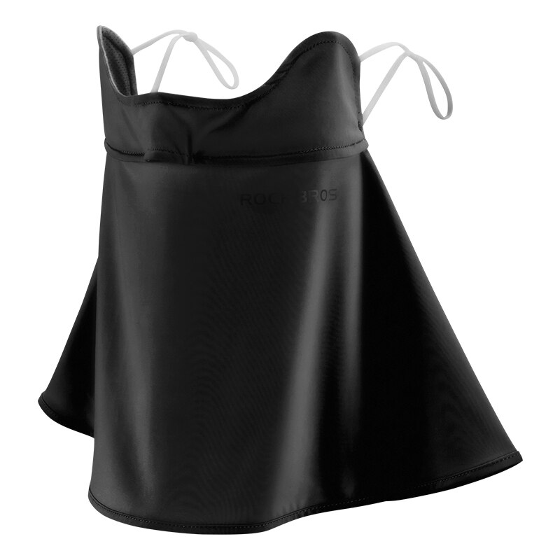 ROCKBROS – Bandana d'été pour hommes et femmes, Protection contre le soleil, en soie glacée, pour cyclisme, pêche, écharpe de Sport en plein air: YPP020BK