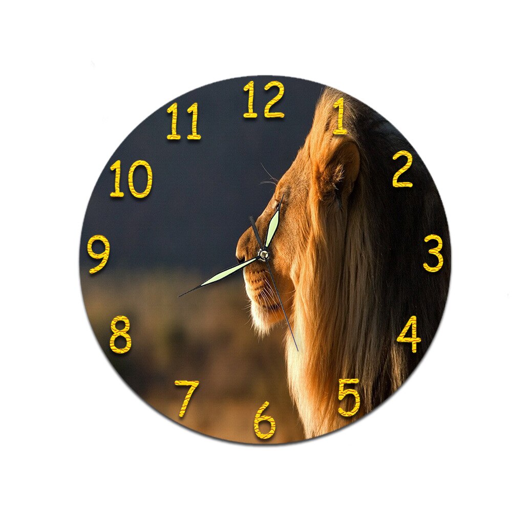 Vintage Wall Clock Silent Vintage Modern Wall Clock Digital Silent Relogio Parede Home Watch BB60: C