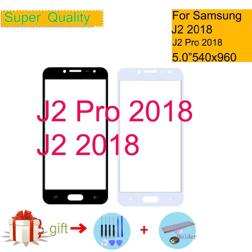 5" For Samsung Galaxy J2 DUAL J2 PRO J250 J250F Touch Screen Front Outer Glass TouchScreen Lens LCD Front SM-J250F/DS