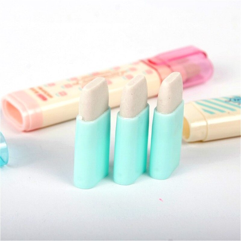 1pcs Stationery Eraser Removable Combination Rubber Eraser Student School Supplies Children Material