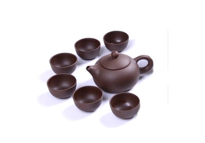 Kung Fu Tea Set Yixing Teapot Handmade Purple Clay Tea Pot Cup Set ,Zisha Ceramic Chinese Tea Ceremony: 04