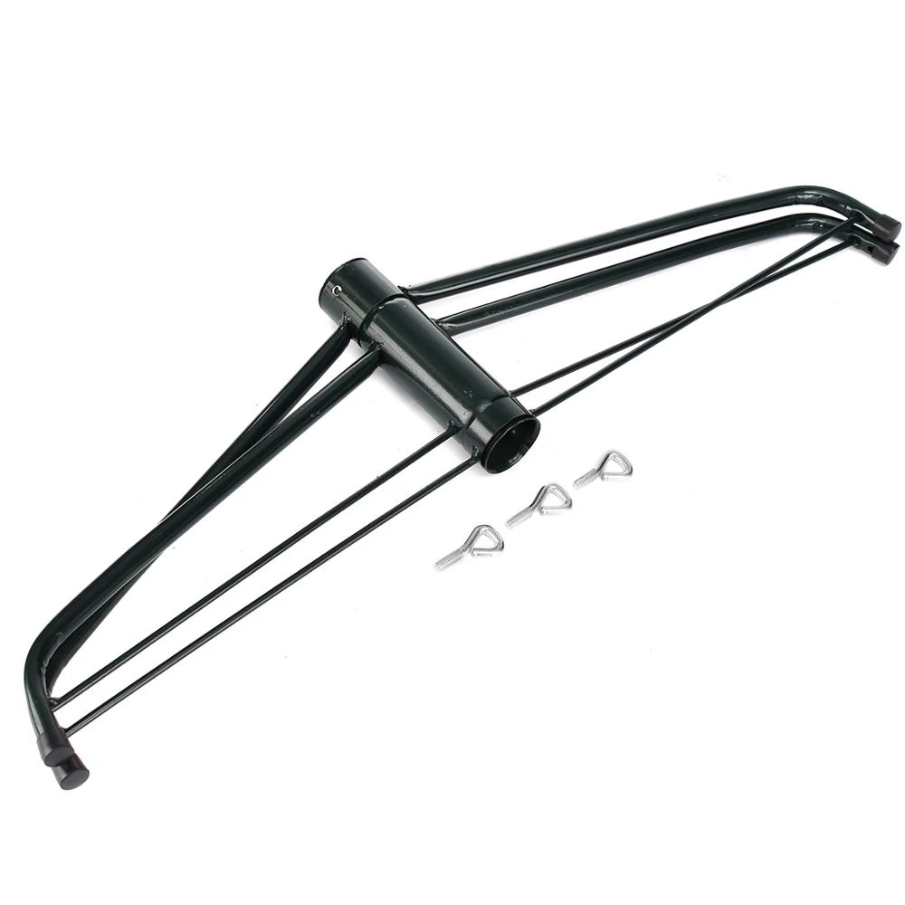 55-80CM Black Iron Metal Christmas Tree Holder Base Tree Stand Foot Holder Xmas Home Party Decor Tree Support Shelf Holder Rack: 80cm / diameter 32mm