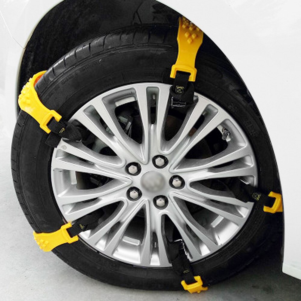 Pneu de carro correia de corrente de neve 10 pces pneu de carro inverno estrada segurança pneu neve ajustável anti-skid cadenas de segurança para nieve