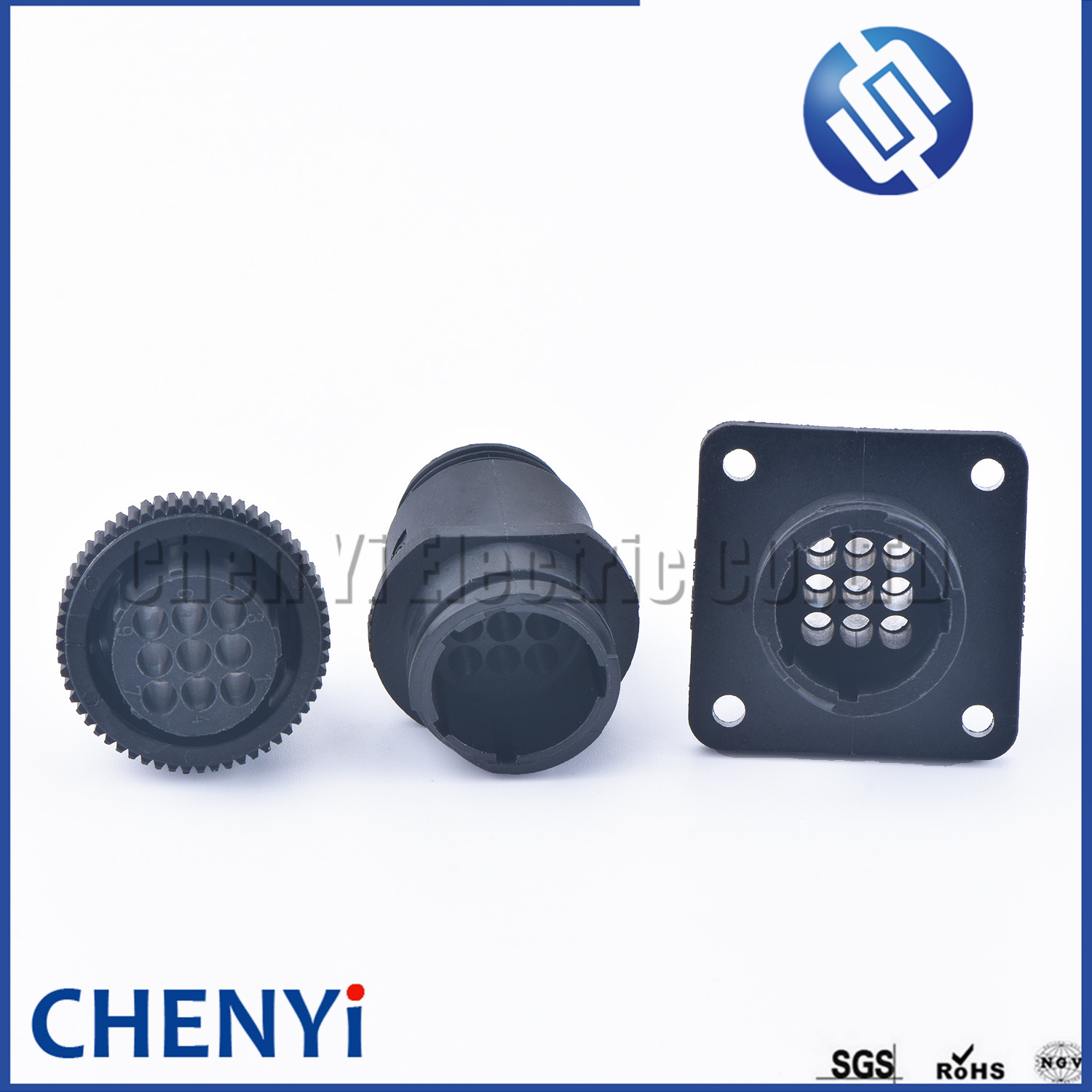 Spina circolare nera per cablaggio aeronautico SMT maschio femmina a 9 spillo con terminali 182663 -1 182645 -1 182922 -1 183079 -1