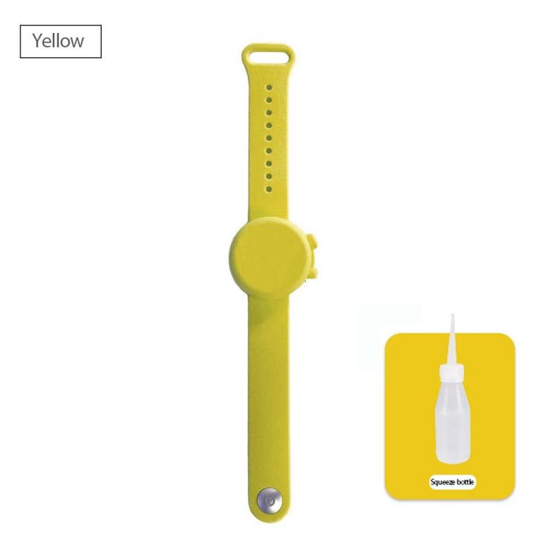 Hand Sanitizer Disinfectant Silicone Bracelet Durable Wristband Hand Sanitizer Bracelet For Children With Soap Dispenser Cocina: Light Grey