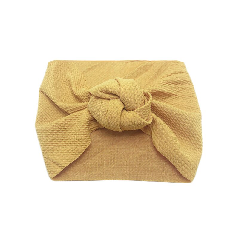 9 farbe Kleinkind Mädchen freundlicher Baby Großen Bogen Haarband Stirnband strecken Turban Kopf wickeln 0-6Y: A