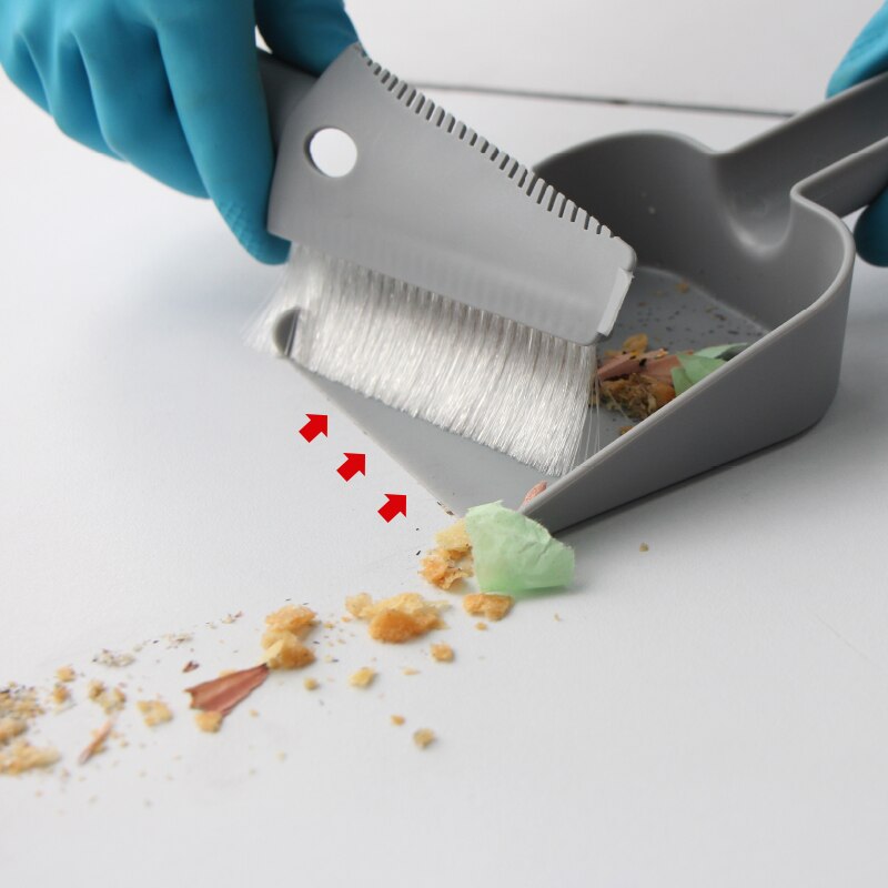 Plastic Mini Broom And Dustpan Desktop Sweep Cleaning Brush Dustpan And Brush For Cleaning Table Window Keyboard Kitchen