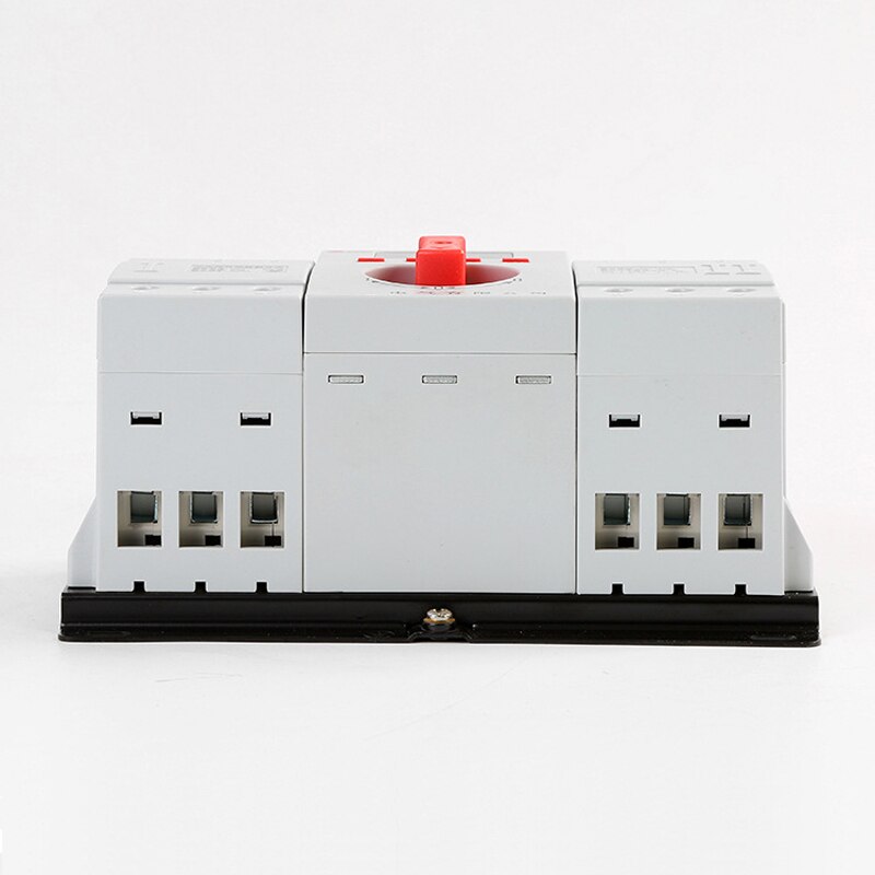 3 phase 3 wire ATS 380VAC 63A Programmable dual power automatic transfer switch with fire forced switching (active DC24V) output