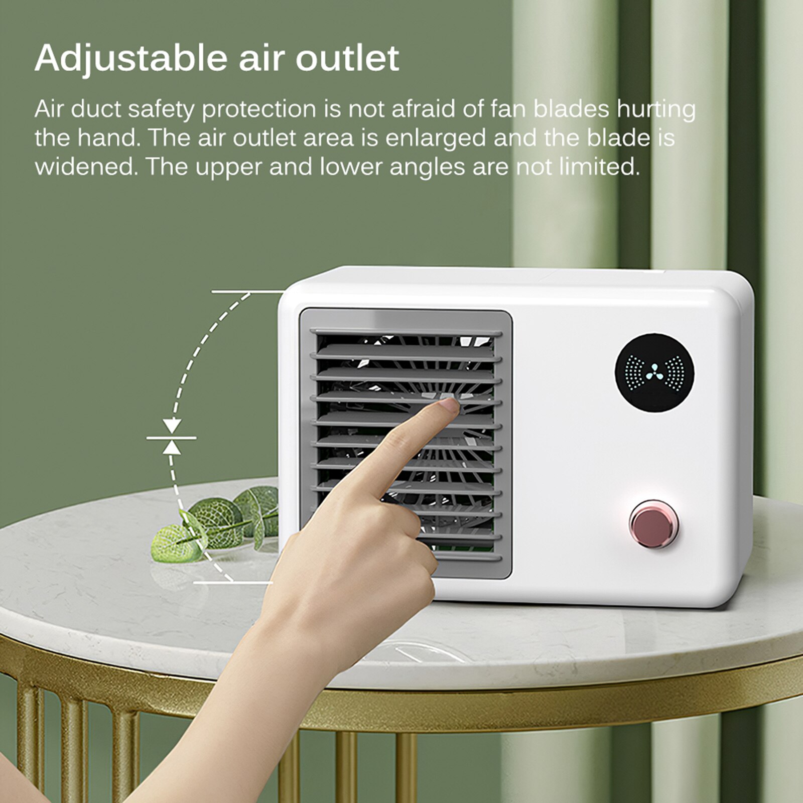 Mini Portable Air Conditioner Air Cooler Multi-Function Humidifier Purifier Desktop Air Cooling Home Fan