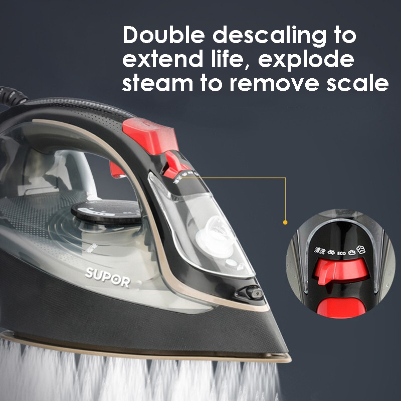 SUPOR 220V Electric Steam Iron Household Iron Five-speed Temperature Control 2000W High Power Steam Ironing Machine