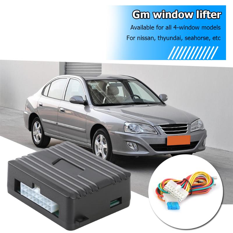 12 V Auto Alarm Universele Auto Venster Dichter Voor 4 Deuren Auto Alarmsystemen En Beveiliging Power Window Roll Up dichter Auto Alarm Module