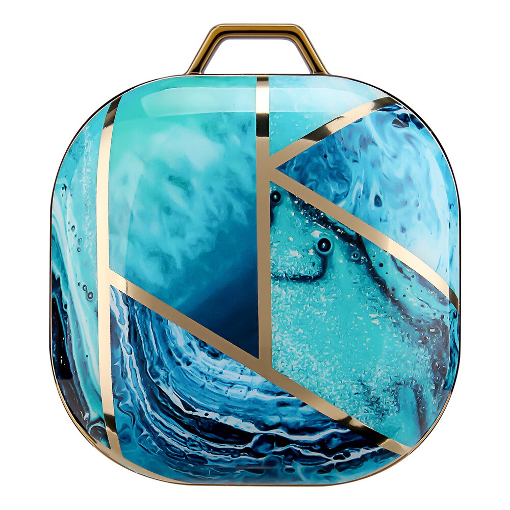 Dla Galaxy Buds 2/Live/Pro Case plastikowe marmurowe błyszczące luksusowe antypoślizgowe twarde powłoki słuchawki akcesoria do Galaxy buds live Case: GC2