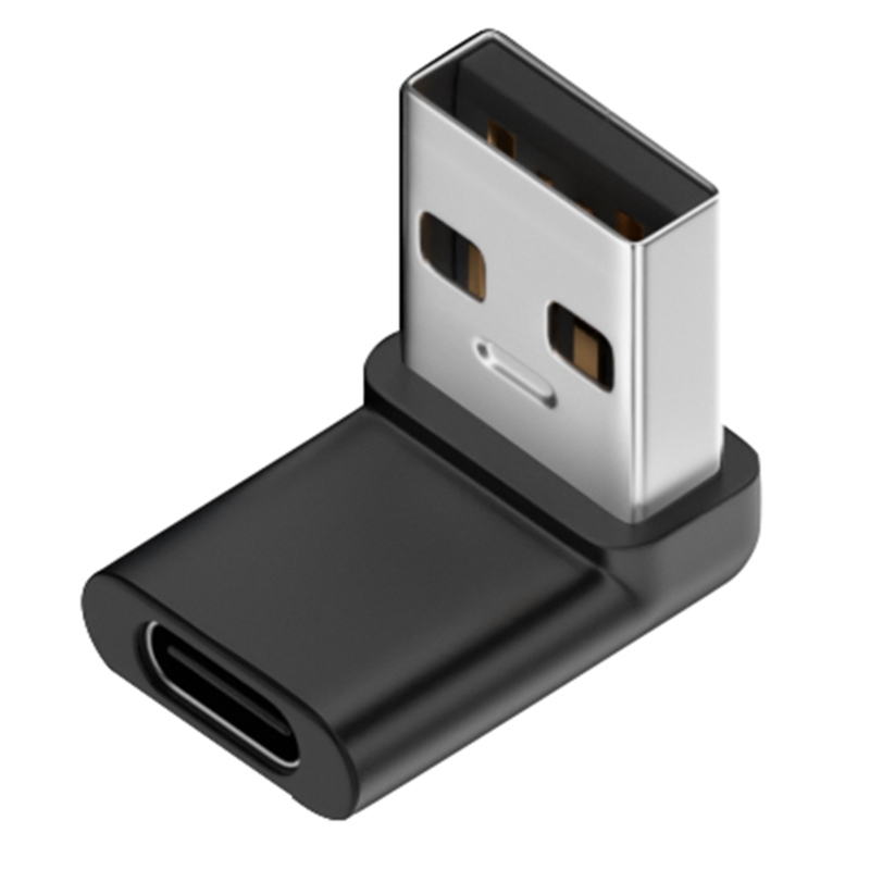 Usb 3.0 Mannelijk Naar Type C Vrouwelijke Adapterverlenging 90 Graden Haakse Extender