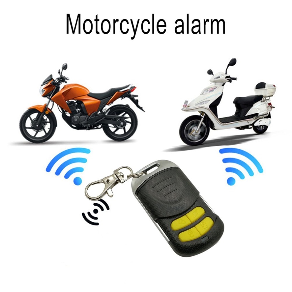 Universial Dual Afstandsbediening Motorfiets Alarm Beveiligingssysteem Motorfiets Diefstal Bescherming Fiets Scooter Motor Alarmsysteem