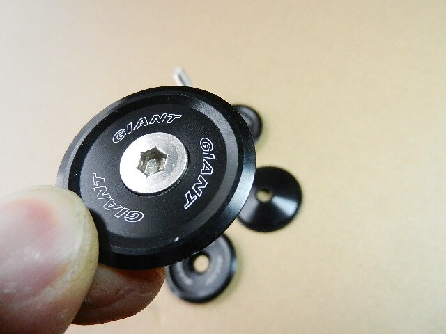 Giant TCR SL Road bike Headset Stem top cap cover with bolt 1 set