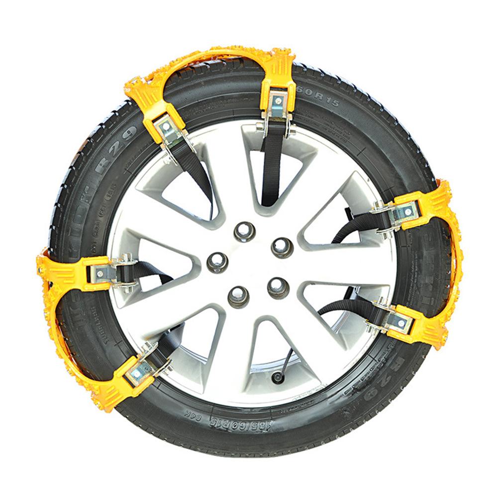 Winter Car Tire Snow Chain Low Temperature And Wear Resistant Universal Snow Chain Suitable For Ice/Snow/Sand/Mud Road