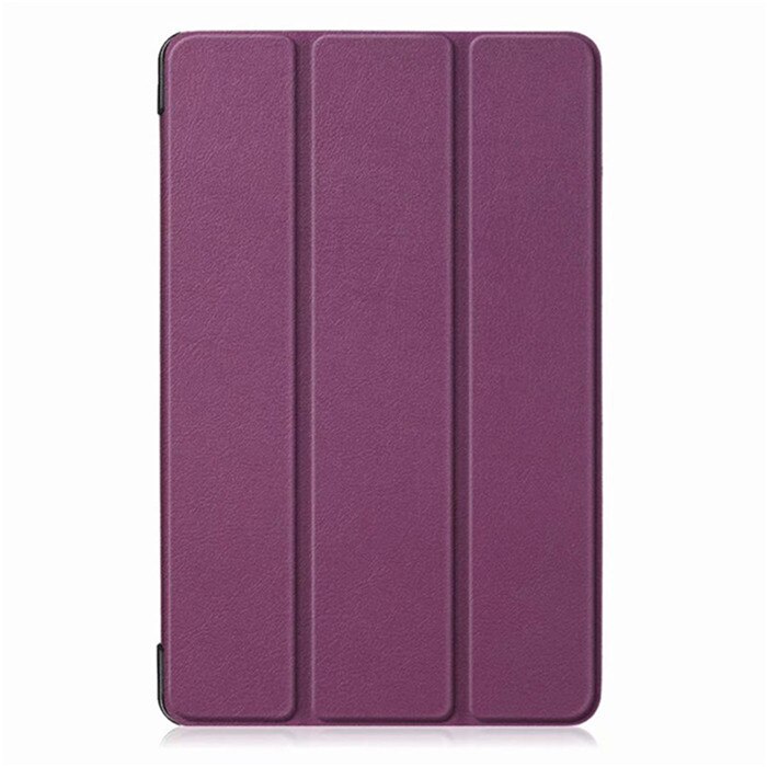 Light weight Ultra Slim 3-Folding Smart Magnetic Case For Samsung Galaxy Tab A 10.1 SM-T510 SM-T515 10.1 inch Tablet Cover: purple-ka si te