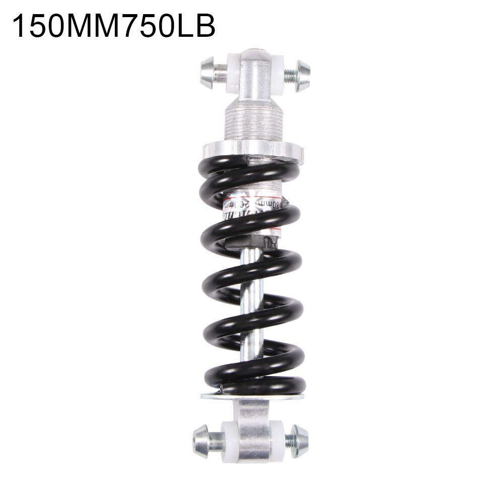 VTT métal durabilité amortisseur Suspension arrière ressort de pare-chocs 100mm 125mm 150mm pour vtt vélo accessoires: YELLOW